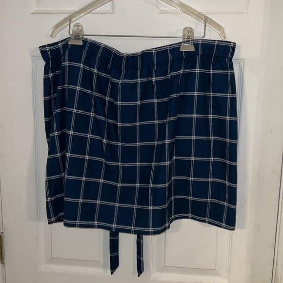 Draper James Blue Mini Skirt XXL NWT - Picture 2 of 6